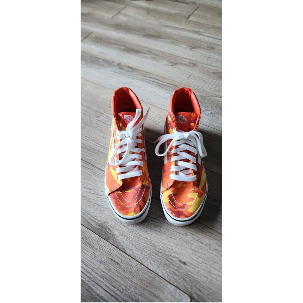 Vans Sk8-hi Supreme Orange Camouflage Sneakers